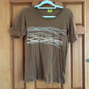 Kealopiko (Medium) Brown Aloha Top